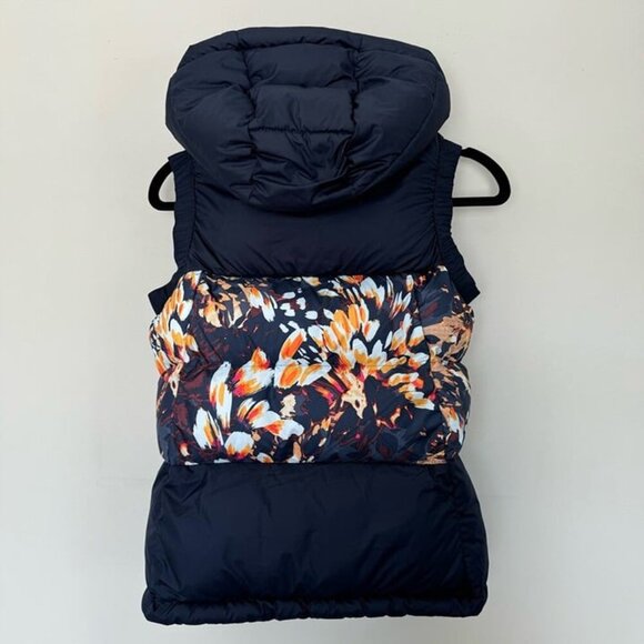 Columbia Puffer Vest Omni-Heat Hooded Floral Print Lightweight XS - Picture 2 of 4